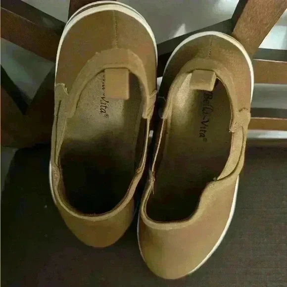 628) Bella Vita Bella Vita Womens Kiona Shoot Taupe Croco 8W #628 - Picture 7 of 8